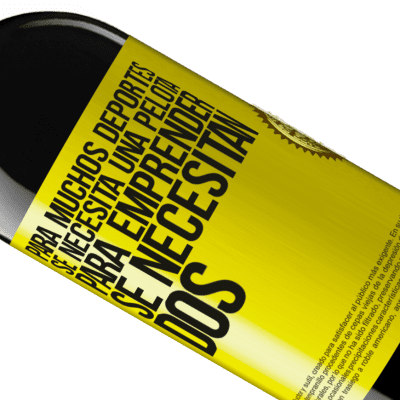 Expresiones Únicas y Personales. «Para muchos deportes se necesita una pelota. Para emprender, se necesitan dos» Edición RED MBE Reserva