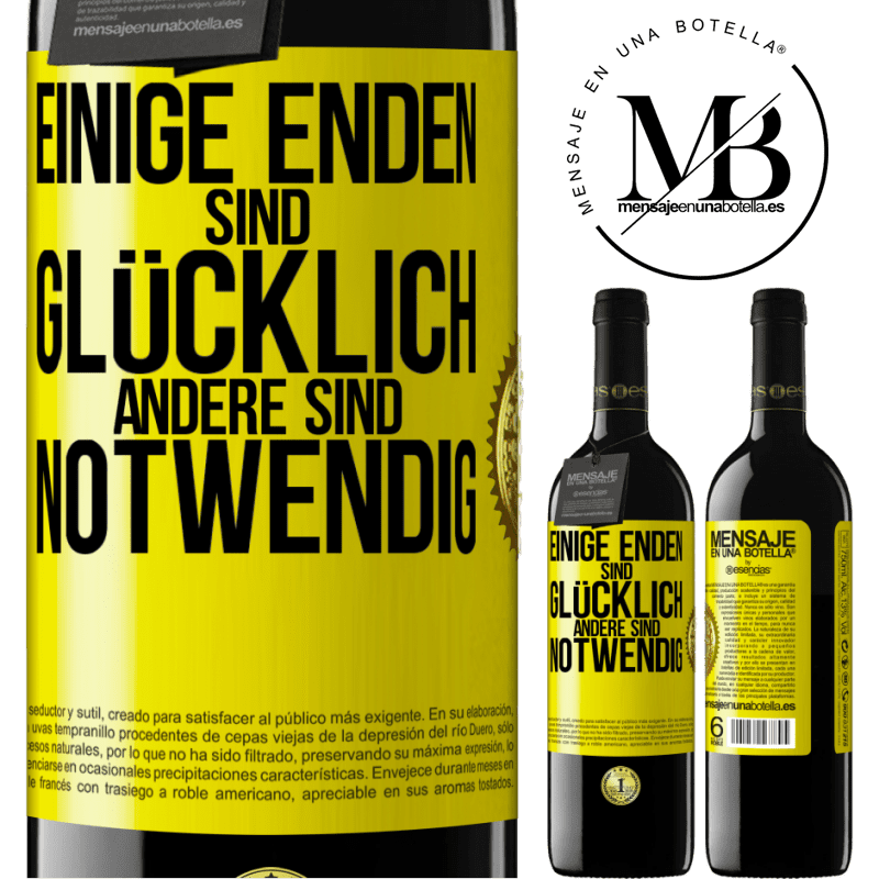 39,95 € Kostenloser Versand | Rotwein RED Ausgabe MBE Reserve Einige Enden sind. glücklich Andere sind notwendig Gelbes Etikett. Anpassbares Etikett Reserve 12 Monate Ernte 2015 Tempranillo