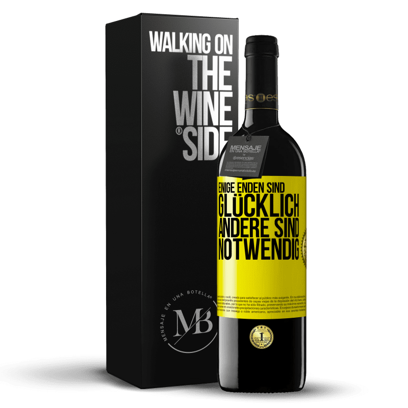 39,95 € Kostenloser Versand | Rotwein RED Ausgabe MBE Reserve Einige Enden sind. glücklich Andere sind notwendig Gelbes Etikett. Anpassbares Etikett Reserve 12 Monate Ernte 2016 Tempranillo