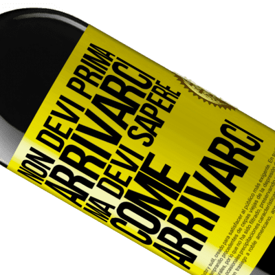 Espressioni Uniche e Personali. «Non devi prima arrivarci, ma devi sapere come arrivarci» Edizione RED MBE Riserva