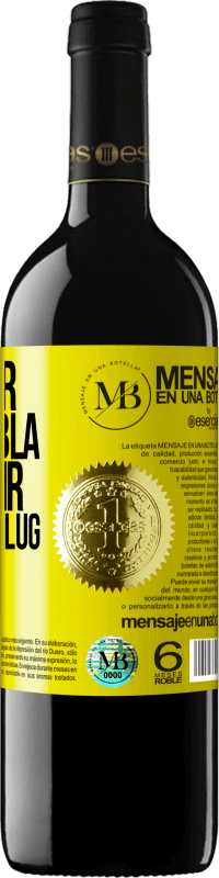 «Weniger Bla Bla Bla, und mehr Glug Glug Glug» RED Ausgabe MBE Reserve