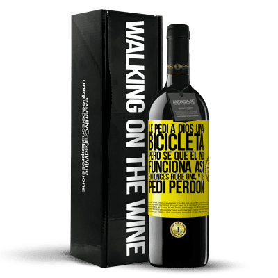 «Le pedí a Dios una bicicleta, pero sé que Él no funciona así. Entonces robé una, y le pedí perdón» Edición RED MBE Reserva