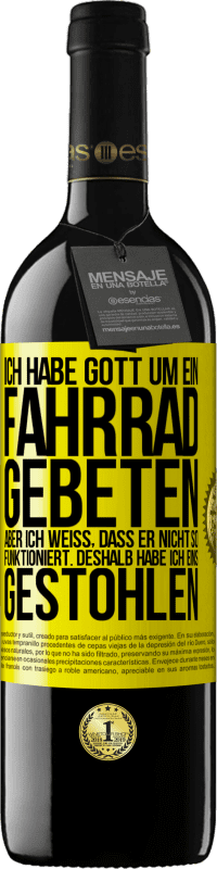 «Ich habe Gott um ein Fahrrad gebeten, aber ich weiß, dass er nicht so funktioniert. Deshalb habe ich eins gestohlen und um Verge» RED Ausgabe MBE Reserve