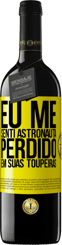 39,95 € | Vinho tinto Edição RED MBE Reserva Eu me senti astronauta, perdido em suas toupeiras Etiqueta Amarela. Etiqueta personalizável Reserva 12 Meses Colheita 2015 Tempranillo