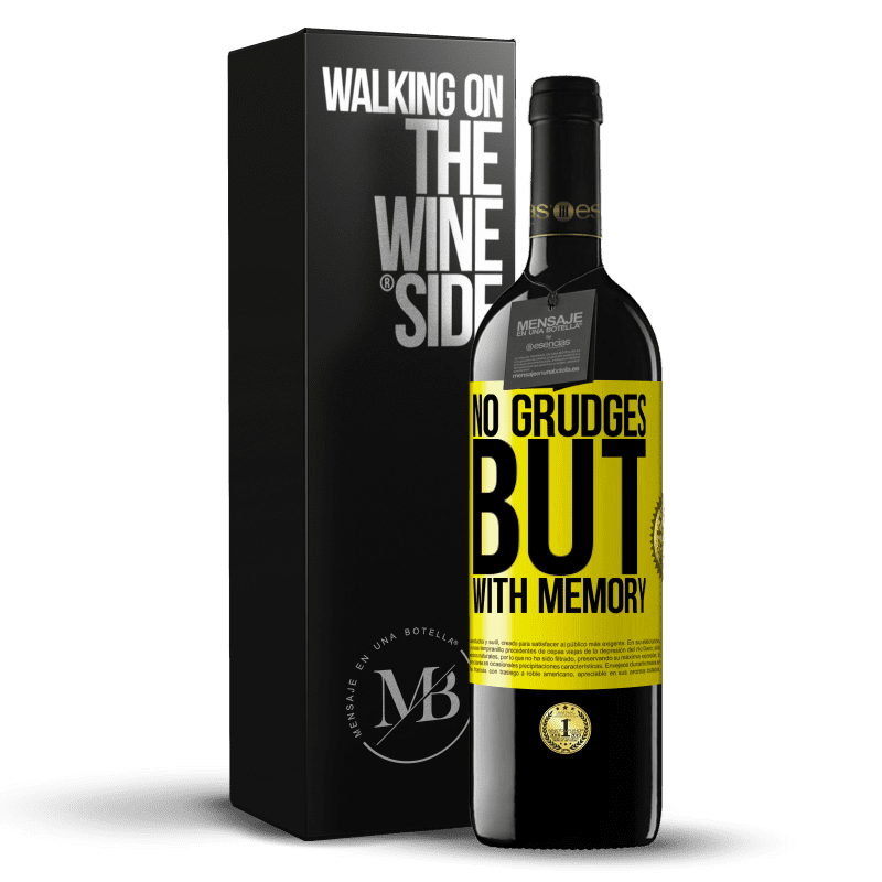 39,95 € Free Shipping | Red Wine RED Edition MBE Reserve No grudges, but with memory Yellow Label. Customizable label Reserve 12 Months Harvest 2014 Tempranillo