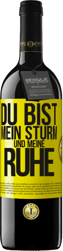 39,95 € | Rotwein RED Ausgabe MBE Reserve Du bist mein Sturm und meine Ruhe Gelbes Etikett. Anpassbares Etikett Reserve 12 Monate Ernte 2015 Tempranillo