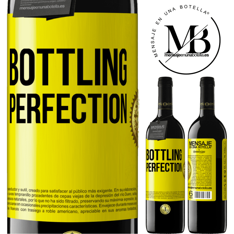 24,95 € Free Shipping | Red Wine RED Edition Crianza 6 Months Bottling perfection Yellow Label. Customizable label Aging in oak barrels 6 Months Harvest 2019 Tempranillo