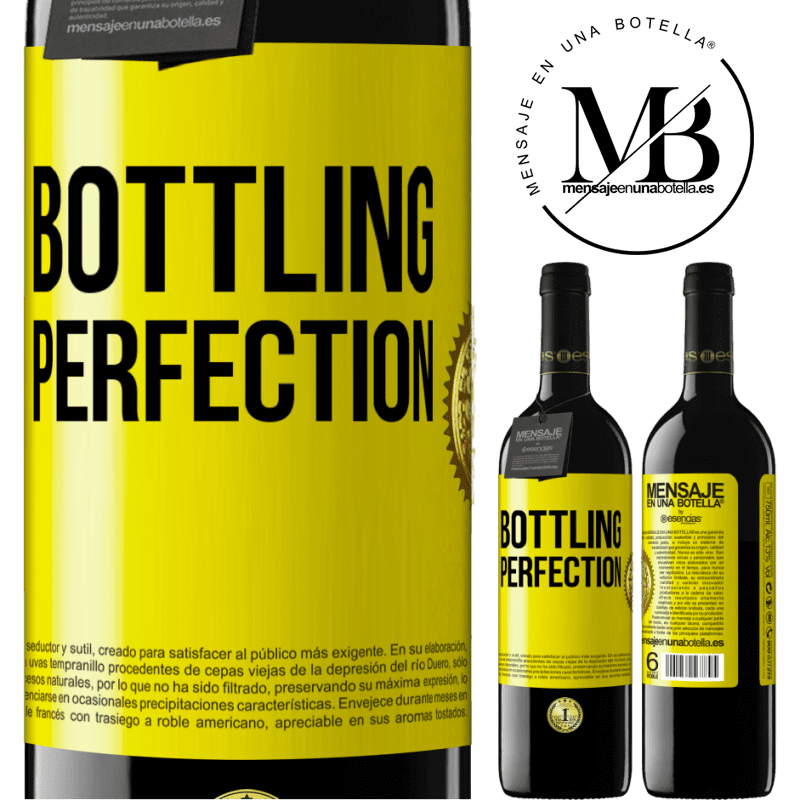 39,95 € Free Shipping | Red Wine RED Edition MBE Reserve Bottling perfection Yellow Label. Customizable label Reserve 12 Months Harvest 2015 Tempranillo