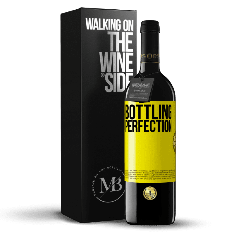 39,95 € Free Shipping | Red Wine RED Edition MBE Reserve Bottling perfection Yellow Label. Customizable label Reserve 12 Months Harvest 2014 Tempranillo