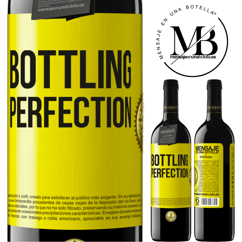 39,95 € Kostenloser Versand | Rotwein RED Ausgabe MBE Reserve Bottling perfection Gelbes Etikett. Anpassbares Etikett Reserve 12 Monate Ernte 2015 Tempranillo