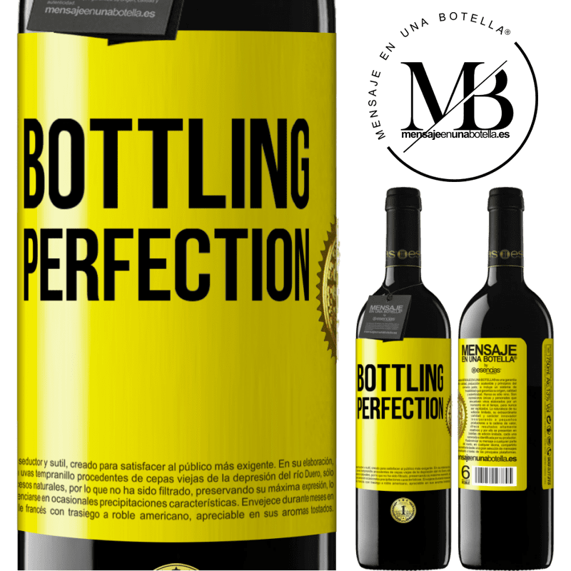 39,95 € Envio grátis | Vinho tinto Edição RED MBE Reserva Bottling perfection Etiqueta Amarela. Etiqueta personalizável Reserva 12 Meses Colheita 2016 Tempranillo