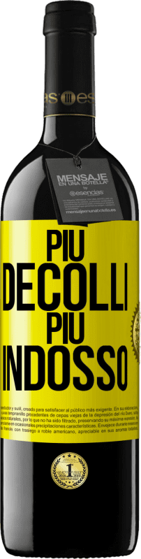 Spedizione Gratuita | Vino rosso Edizione RED MBE Riserva Più decolli, più indosso Etichetta Gialla. Etichetta personalizzabile Riserva 12 Mesi Raccogliere 2014 Tempranillo