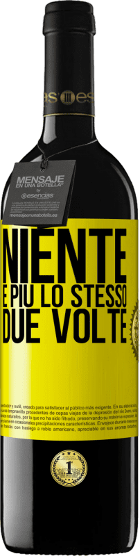 Spedizione Gratuita | Vino rosso Edizione RED MBE Riserva Niente è più lo stesso due volte Etichetta Gialla. Etichetta personalizzabile Riserva 12 Mesi Raccogliere 2014 Tempranillo