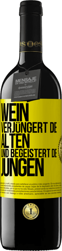 39,95 € | Rotwein RED Ausgabe MBE Reserve Wein verjüngert die Alten und begeistert die Jungen Gelbes Etikett. Anpassbares Etikett Reserve 12 Monate Ernte 2015 Tempranillo