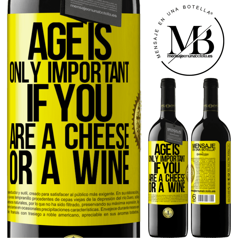 39,95 € Free Shipping | Red Wine RED Edition MBE Reserve Age is only important if you are a cheese or a wine Yellow Label. Customizable label Reserve 12 Months Harvest 2014 Tempranillo