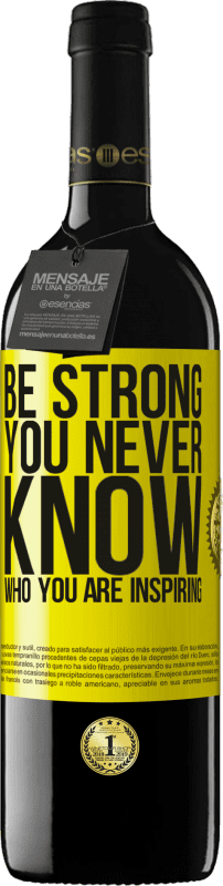 «Be strong. You never know who you are inspiring» RED Ausgabe MBE Reserve