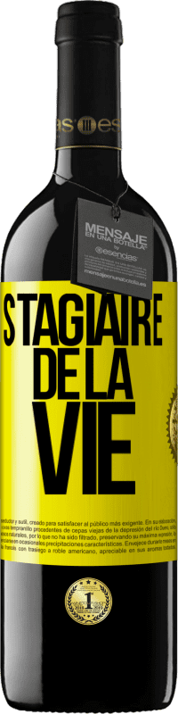 39,95 € | Vin rouge Édition RED MBE Réserve Stagiaire de la vie Étiquette Jaune. Étiquette personnalisable Réserve 12 Mois Récolte 2014 Tempranillo