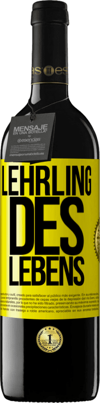 39,95 € | Rotwein RED Ausgabe MBE Reserve Lehrling des Lebens Gelbes Etikett. Anpassbares Etikett Reserve 12 Monate Ernte 2014 Tempranillo