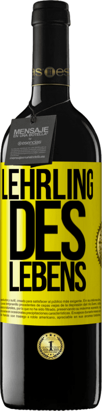 39,95 € Kostenloser Versand | Rotwein RED Ausgabe MBE Reserve Lehrling des Lebens Gelbes Etikett. Anpassbares Etikett Reserve 12 Monate Ernte 2016 Tempranillo