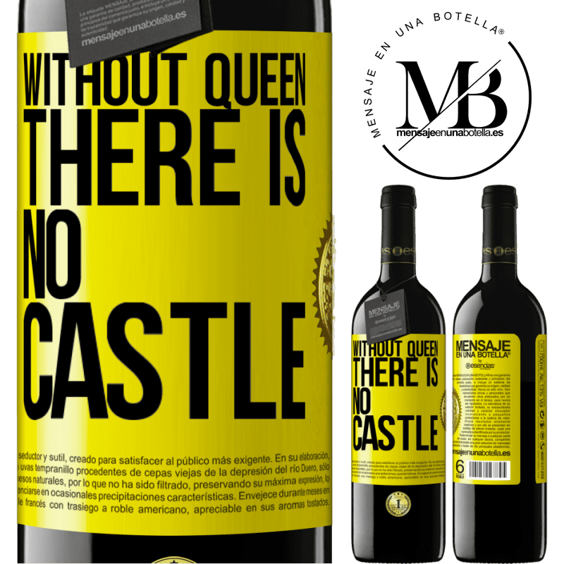 39,95 € Free Shipping | Red Wine RED Edition MBE Reserve Without queen, there is no castle Yellow Label. Customizable label Reserve 12 Months Harvest 2015 Tempranillo