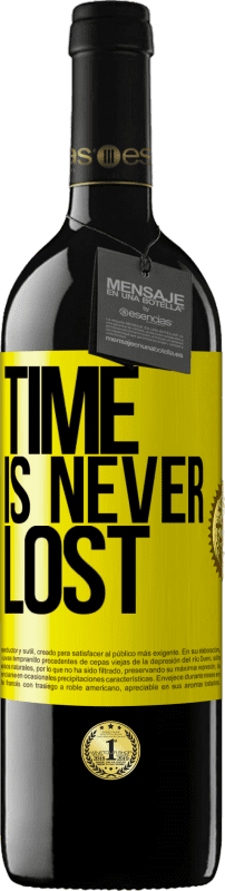 39,95 € | Red Wine RED Edition MBE Reserve Time is never lost Yellow Label. Customizable label Reserve 12 Months Harvest 2015 Tempranillo