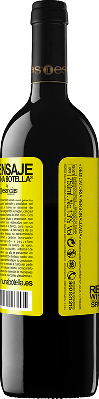 39,95 € | Vinho tinto Edição RED MBE Reserva o que aconteceu assim? Você costumava ter pedras melhores Etiqueta Amarela. Etiqueta personalizável Reserva 12 Meses Colheita 2016 Tempranillo