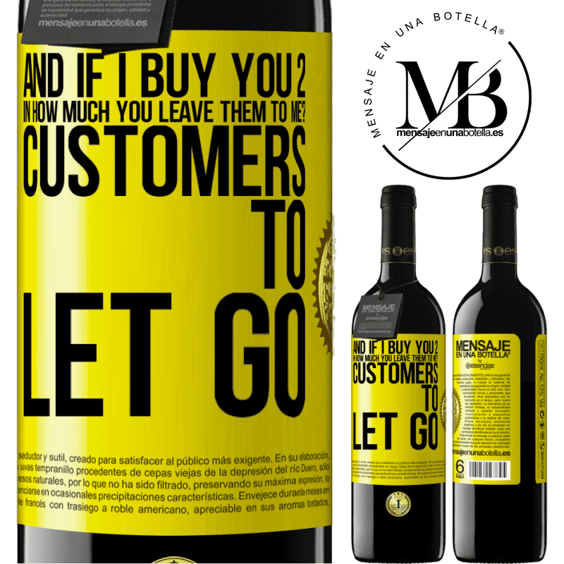 24,95 € Free Shipping | Red Wine RED Edition Crianza 6 Months and if I buy you 2 in how much you leave them to me? Customers to let go Yellow Label. Customizable label Aging in oak barrels 6 Months Harvest 2019 Tempranillo