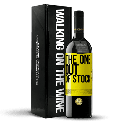 «The one out of stock» Edición RED MBE Reserva