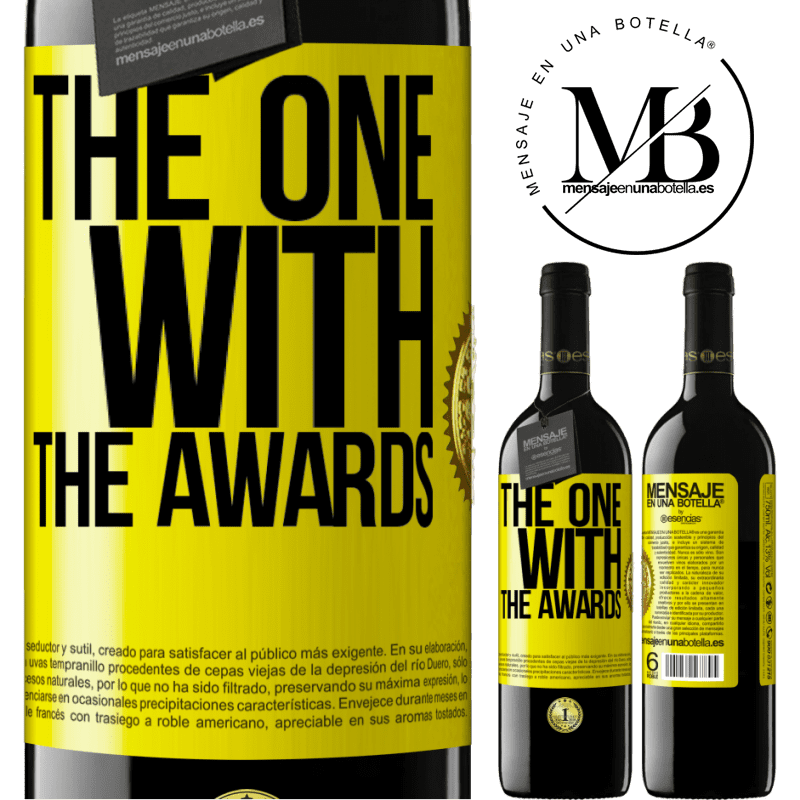 24,95 € Free Shipping | Red Wine RED Edition Crianza 6 Months The one with the awards Yellow Label. Customizable label Aging in oak barrels 6 Months Harvest 2019 Tempranillo