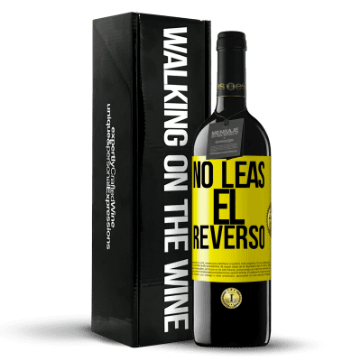 «No leas el reverso» Edición RED MBE Reserva