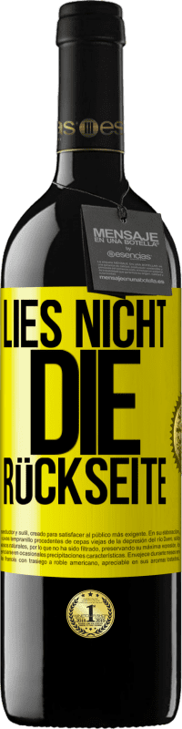 39,95 € | Rotwein RED Ausgabe MBE Reserve Lies nicht die Rückseite Gelbes Etikett. Anpassbares Etikett Reserve 12 Monate Ernte 2016 Tempranillo