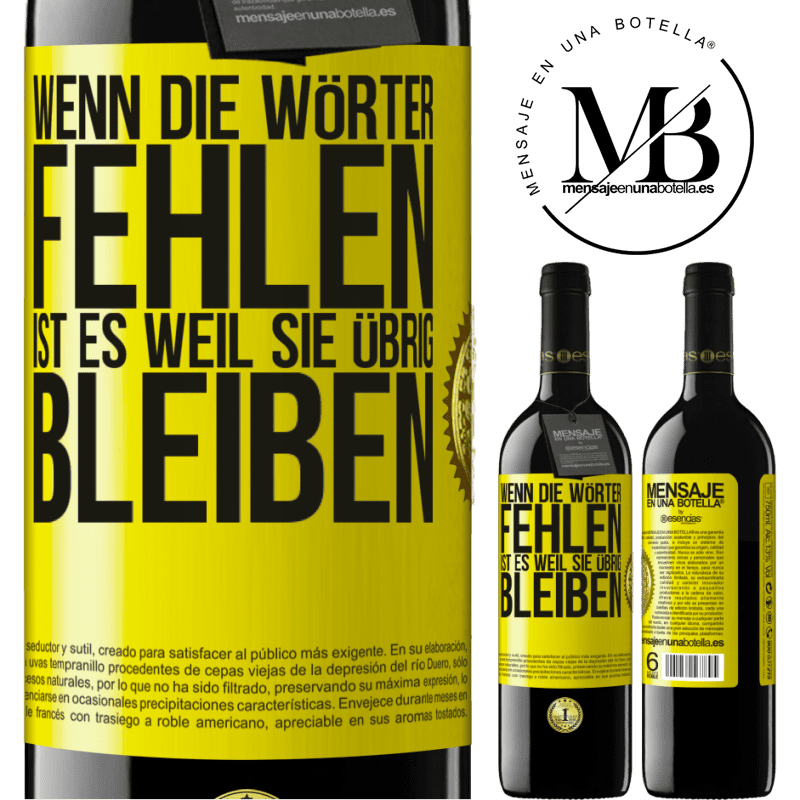 39,95 € Kostenloser Versand | Rotwein RED Ausgabe MBE Reserve Wenn die Wörter fehlen, ist es, weil sie überflüssig sind Gelbes Etikett. Anpassbares Etikett Reserve 12 Monate Ernte 2014 Tempranillo