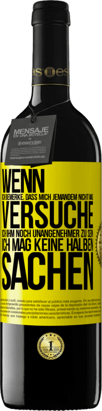 «Wenn ich bemerke, dass mich jemandem nicht mag, versuche ich ihm noch unangenehmer zu sein ... Ich mag keine halben Sachen» RED Ausgabe MBE Reserve
