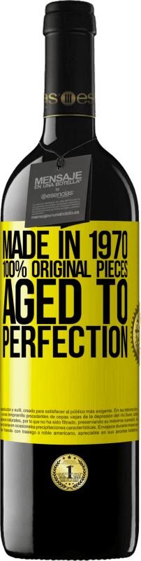 39,95 € 送料無料 | 赤ワイン REDエディション MBE 予約する 1970年製、100％オリジナルピース。Aged to perfection 黄色のラベル. カスタマイズ可能なラベル 予約する 12 月 収穫 2016 Tempranillo