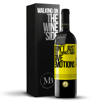 «Don't just give things away, give emotions» RED Edition MBE Reserve