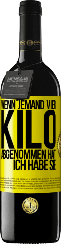 39,95 € Kostenloser Versand | Rotwein RED Ausgabe MBE Reserve Wenn jemand vier Kilo abgenommen hat, ich habe sie Gelbes Etikett. Anpassbares Etikett Reserve 12 Monate Ernte 2016 Tempranillo