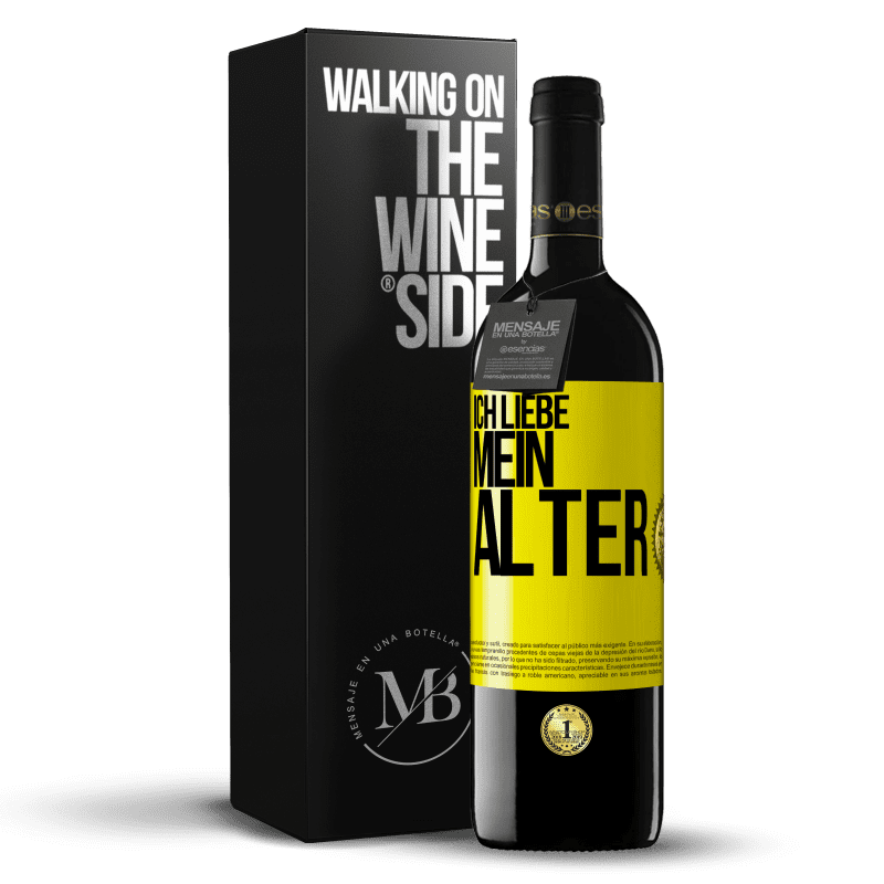 39,95 € Kostenloser Versand | Rotwein RED Ausgabe MBE Reserve Ich liebe mein Alter Gelbes Etikett. Anpassbares Etikett Reserve 12 Monate Ernte 2016 Tempranillo