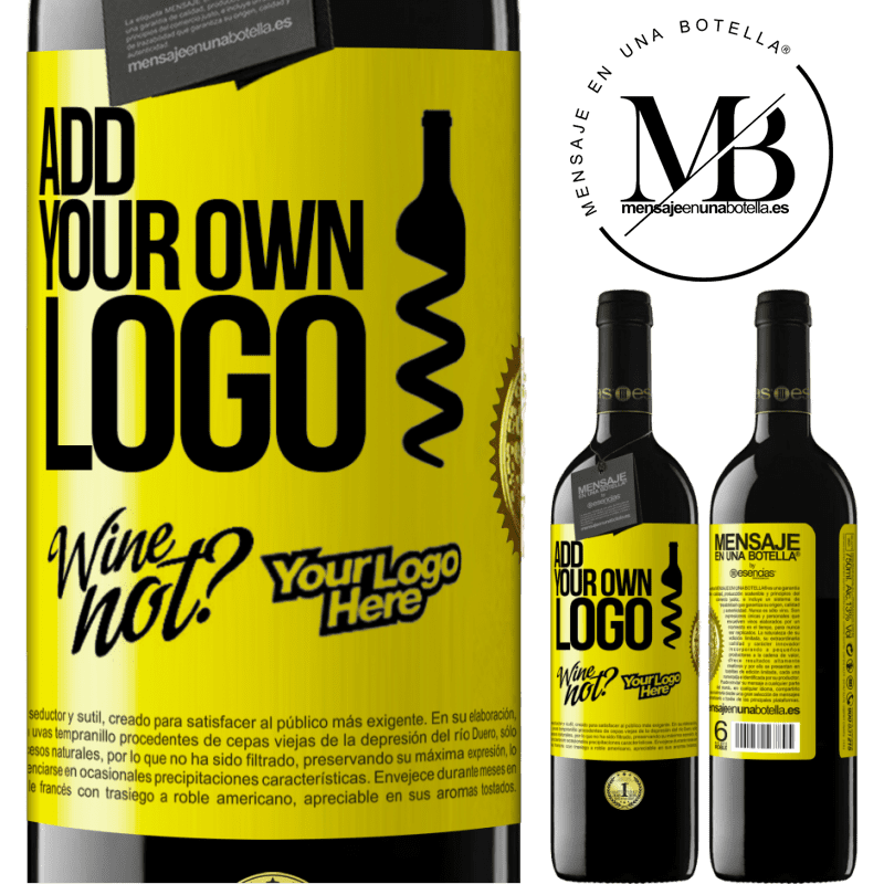 39,95 € Free Shipping | Red Wine RED Edition MBE Reserve Add your own logo Yellow Label. Customizable label Reserve 12 Months Harvest 2014 Tempranillo
