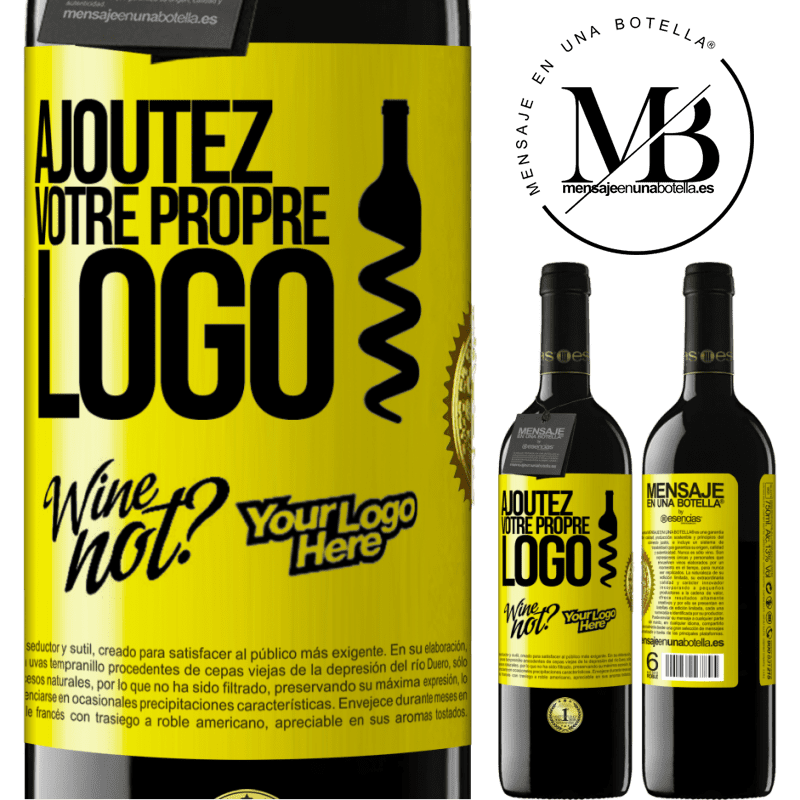 39,95 € Envoi gratuit | Vin rouge Édition RED MBE Réserve Ajoutez votre propre logo Étiquette Jaune. Étiquette personnalisable Réserve 12 Mois Récolte 2015 Tempranillo