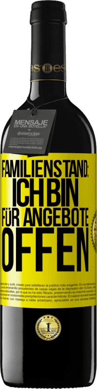 Kostenloser Versand | Rotwein RED Ausgabe MBE Reserve Familienstand: Ich bin für Angebote offen Gelbes Etikett. Anpassbares Etikett Reserve 12 Monate Ernte 2014 Tempranillo