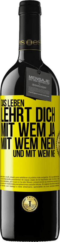 «Das Leben lehrt dich, mit wem ja, mit wem nein, und mit wem nie» RED Ausgabe MBE Reserve