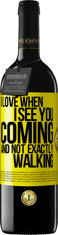 39,95 € | Красное вино Издание RED MBE Бронировать Я люблю, когда ты идешь, а не идешь Желтая этикетка. Настраиваемая этикетка Бронировать 12 Месяцы Урожай 2016 Tempranillo