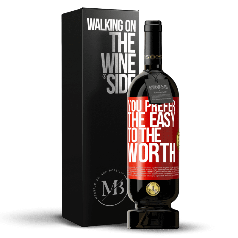 49,95 € Free Shipping | Red Wine Premium Edition MBS® Reserve You prefer the easy to the worth Red Label. Customizable label Reserve 12 Months Harvest 2015 Tempranillo