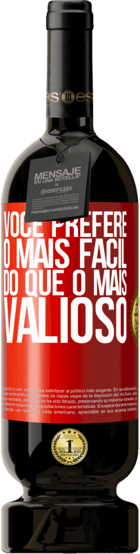 49,95 € | Vinho tinto Edição Premium MBS® Reserva Você prefere o mais fácil do que o mais valioso Etiqueta Vermelha. Etiqueta personalizável Reserva 12 Meses Colheita 2015 Tempranillo