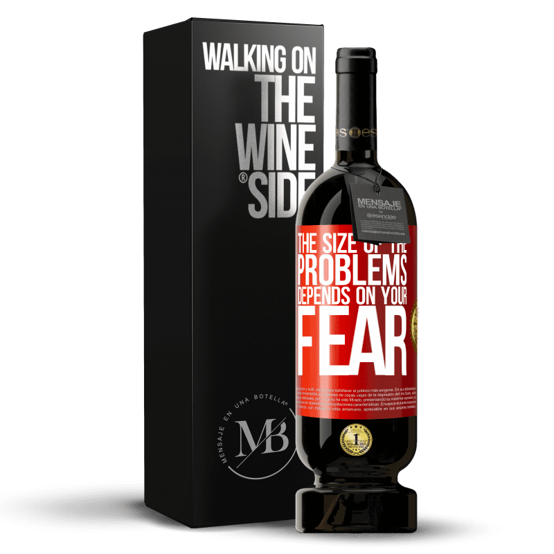 49,95 € Free Shipping | Red Wine Premium Edition MBS® Reserve The size of the problems depends on your fear Red Label. Customizable label Reserve 12 Months Harvest 2014 Tempranillo