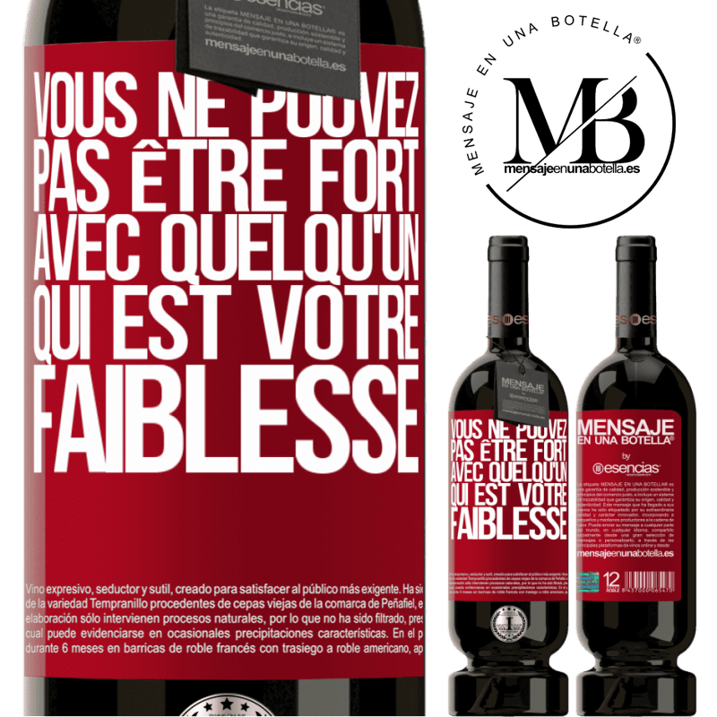 «On ne peut pas être fort avec quelqu'un qui est votre faiblesse» Édition Premium MBS® Réserve