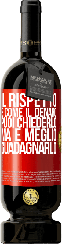 «Il rispetto è come il denaro. Puoi chiederlo, ma è meglio guadagnarlo» Edizione Premium MBS® Riserva