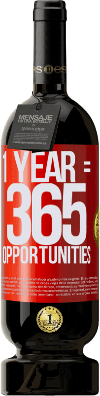 49,95 € | Vino Tinto Edición Premium MBS® Reserva 1 year 365 opportunities Etiqueta Roja. Etiqueta personalizable Reserva 12 Meses Cosecha 2014 Tempranillo