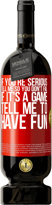 «If you're serious, tell me so you don't fail. If it's a game, tell me to have fun» Premium Edition MBS® Reserve