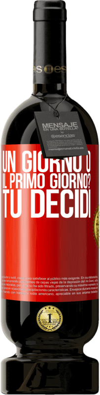 49,95 € Spedizione Gratuita | Vino rosso Edizione Premium MBS® Riserva un giorno o il primo giorno? Tu decidi Etichetta Rossa. Etichetta personalizzabile Riserva 12 Mesi Raccogliere 2016 Tempranillo